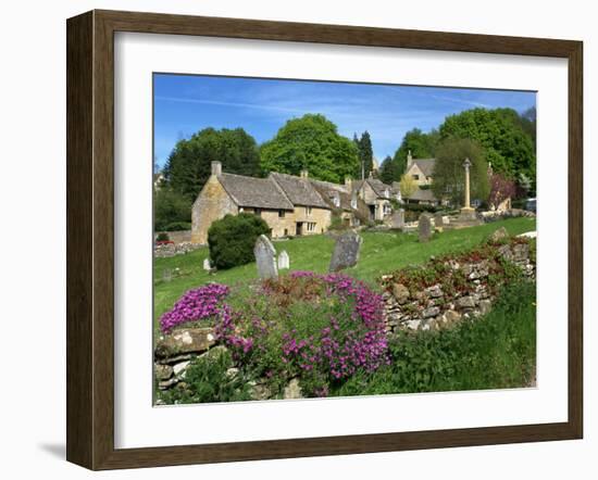 Cemetery at the Small Village of Snowhill, in the Cotswolds, Gloucestershire, England, UK-Nigel Francis-Framed Photographic Print