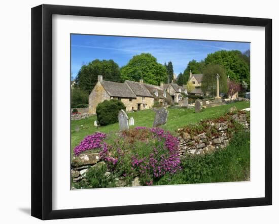 Cemetery at the Small Village of Snowhill, in the Cotswolds, Gloucestershire, England, UK-Nigel Francis-Framed Photographic Print