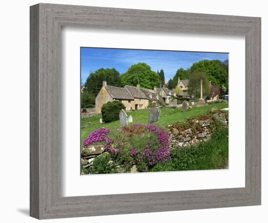 Cemetery at the Small Village of Snowhill, in the Cotswolds, Gloucestershire, England, UK-Nigel Francis-Framed Photographic Print