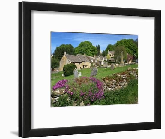 Cemetery at the Small Village of Snowhill, in the Cotswolds, Gloucestershire, England, UK-Nigel Francis-Framed Photographic Print