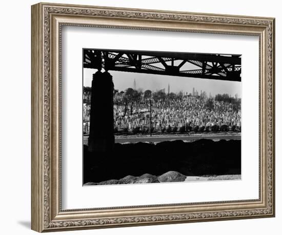 Cemetery, New York, 1943-Brett Weston-Framed Photographic Print