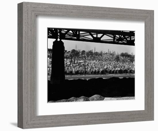 Cemetery, New York, 1943-Brett Weston-Framed Photographic Print