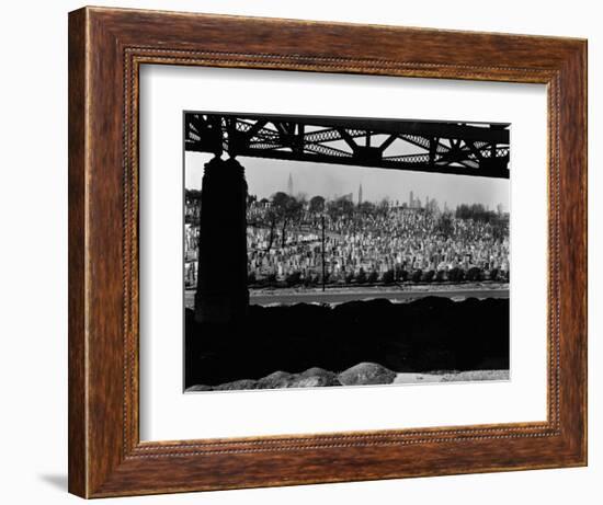 Cemetery, New York, 1943-Brett Weston-Framed Photographic Print