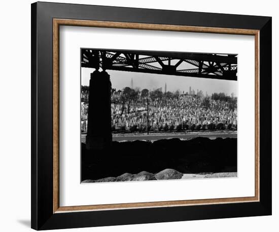 Cemetery, New York, 1943-Brett Weston-Framed Photographic Print