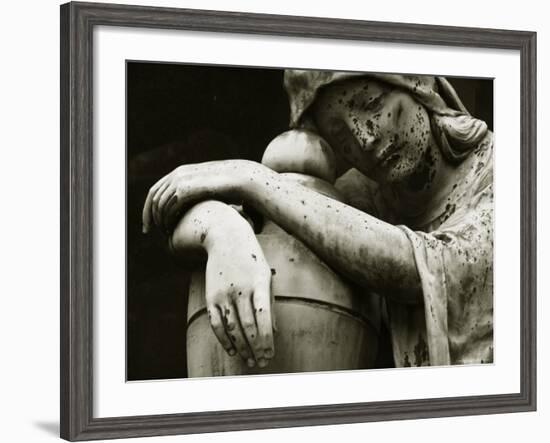 Cemetery Statues, no. 4-Katrin Adam-Framed Photographic Print