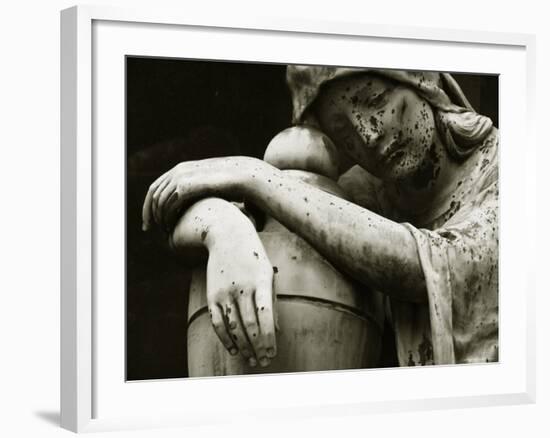 Cemetery Statues, no. 4-Katrin Adam-Framed Photographic Print