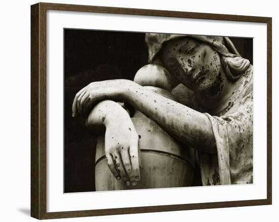 Cemetery Statues, no. 4-Katrin Adam-Framed Photographic Print