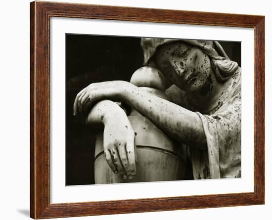 Cemetery Statues, no. 4-Katrin Adam-Framed Photographic Print