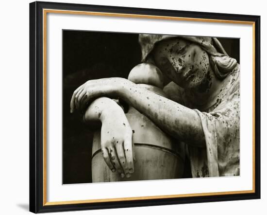 Cemetery Statues, no. 4-Katrin Adam-Framed Photographic Print