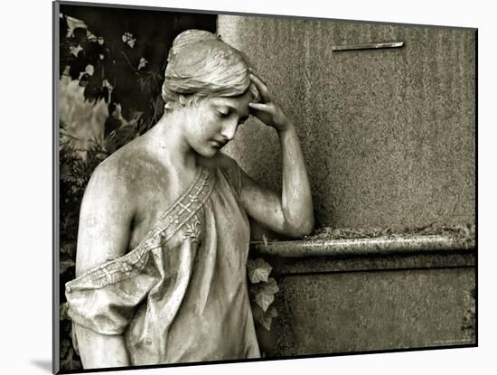 Cemetery Statues, no. 6-Katrin Adam-Mounted Photographic Print