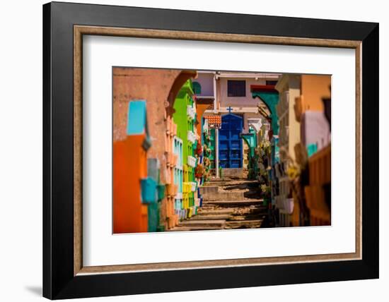 Cemetery View, Lake Atitlan, Guatemala, Central America-Laura Grier-Framed Photographic Print