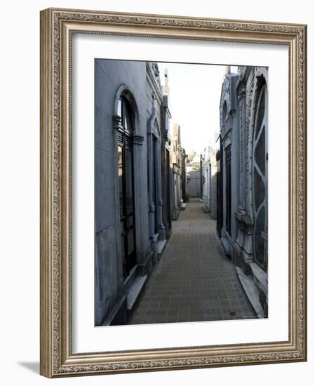 Cemetery, View Point, Buenos Aires, Argentina, South America-Thorsten Milse-Framed Photographic Print