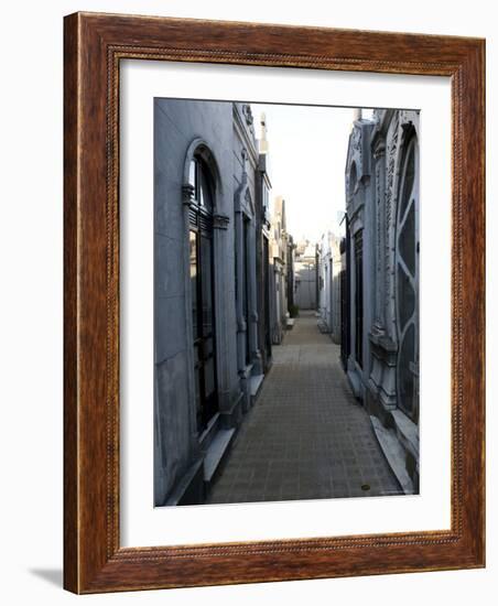 Cemetery, View Point, Buenos Aires, Argentina, South America-Thorsten Milse-Framed Photographic Print