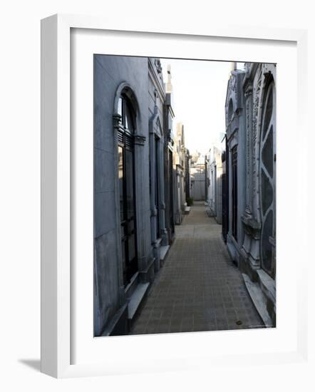 Cemetery, View Point, Buenos Aires, Argentina, South America-Thorsten Milse-Framed Photographic Print