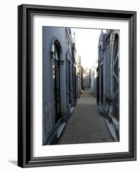 Cemetery, View Point, Buenos Aires, Argentina, South America-Thorsten Milse-Framed Photographic Print