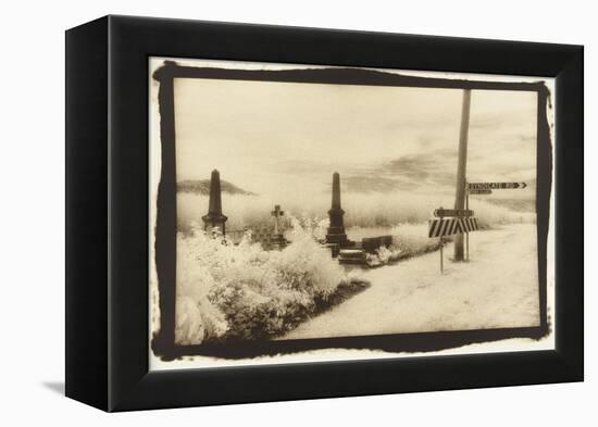 Cemetry at a Junction, Queensland, Australia-Theo Westenberger-Framed Stretched Canvas