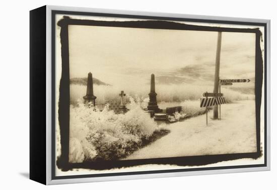 Cemetry at a Junction, Queensland, Australia-Theo Westenberger-Framed Stretched Canvas