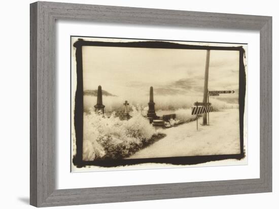 Cemetry at a Junction, Queensland, Australia-Theo Westenberger-Framed Art Print