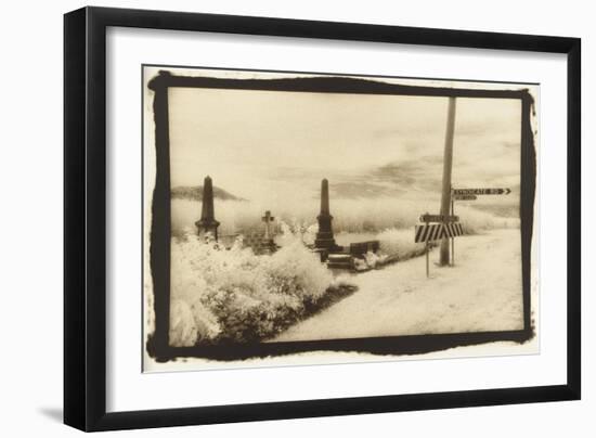 Cemetry at a Junction, Queensland, Australia-Theo Westenberger-Framed Art Print