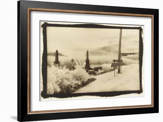 Cemetry at a Junction, Queensland, Australia-Theo Westenberger-Framed Art Print