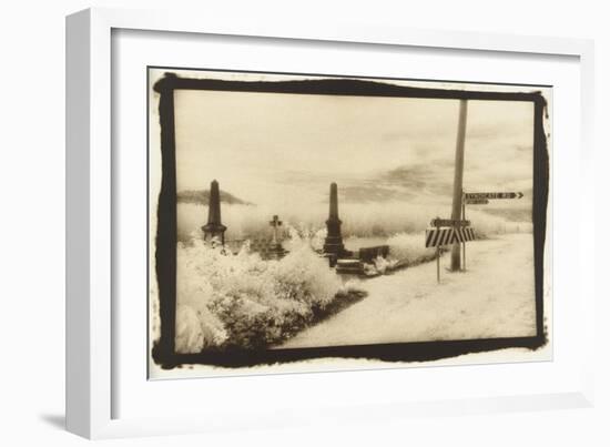 Cemetry at a Junction, Queensland, Australia-Theo Westenberger-Framed Art Print