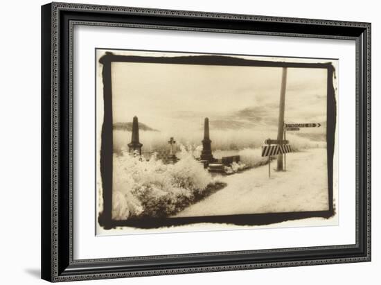 Cemetry at a Junction, Queensland, Australia-Theo Westenberger-Framed Art Print