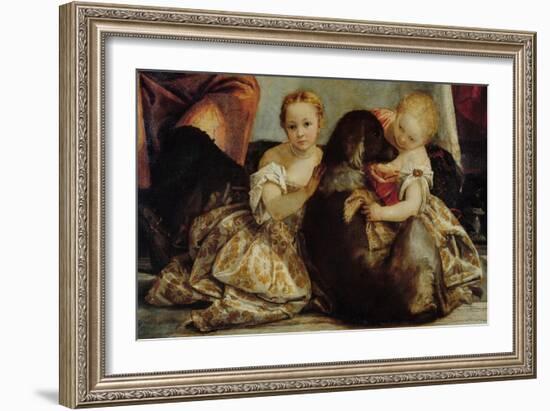 Cena in Emmaus-Paolo Veronese-Framed Giclee Print