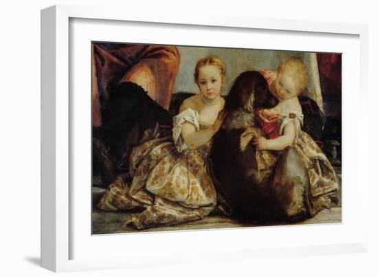 Cena in Emmaus-Paolo Veronese-Framed Giclee Print