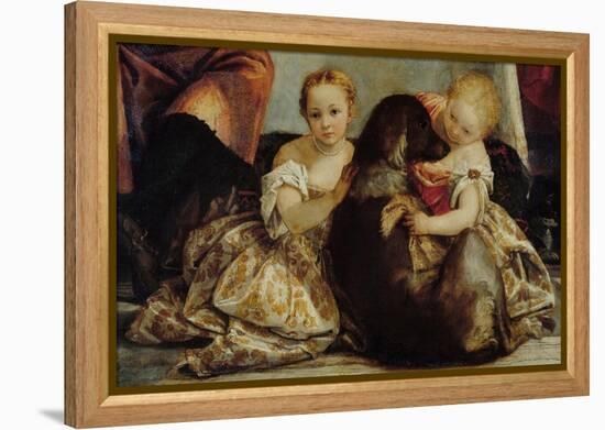 Cena in Emmaus-Paolo Veronese-Framed Premier Image Canvas