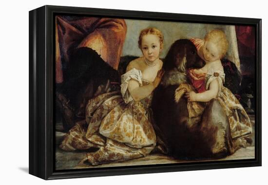 Cena in Emmaus-Paolo Veronese-Framed Premier Image Canvas