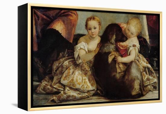 Cena in Emmaus-Paolo Veronese-Framed Premier Image Canvas