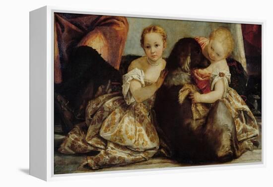 Cena in Emmaus-Paolo Veronese-Framed Premier Image Canvas