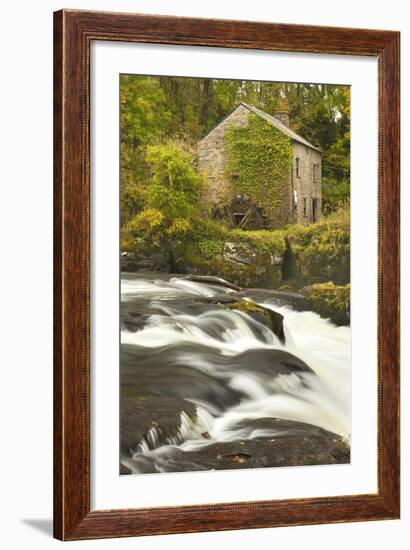 Cenarth Waterfalls, Carmarthenshire, Wales, United Kingdom, Europe-Billy Stock-Framed Photographic Print