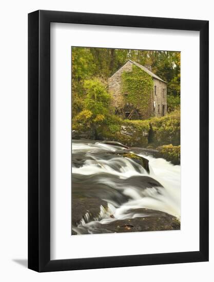 Cenarth Waterfalls, Carmarthenshire, Wales, United Kingdom, Europe-Billy Stock-Framed Photographic Print