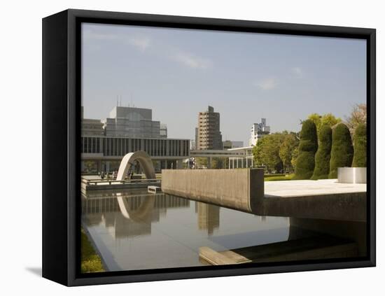 Cenotaph and Peace Museum, Hiroshima, Japan-Richardson Rolf-Framed Premier Image Canvas