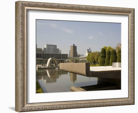 Cenotaph and Peace Museum, Hiroshima, Japan-Richardson Rolf-Framed Photographic Print