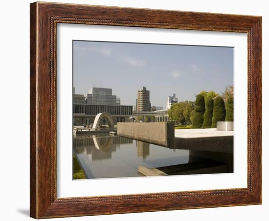 Cenotaph and Peace Museum, Hiroshima, Japan-Richardson Rolf-Framed Photographic Print