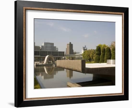 Cenotaph and Peace Museum, Hiroshima, Japan-Richardson Rolf-Framed Photographic Print