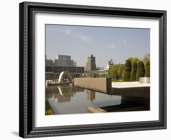 Cenotaph and Peace Museum, Hiroshima, Japan-Richardson Rolf-Framed Photographic Print