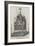 Cenotaph at the Roman Catholic Chapel, Moorfields, in Memory of Crimean Soldiers-null-Framed Giclee Print