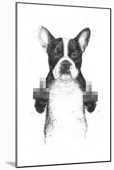 Censored Dog-Balazs Solti-Mounted Giclee Print