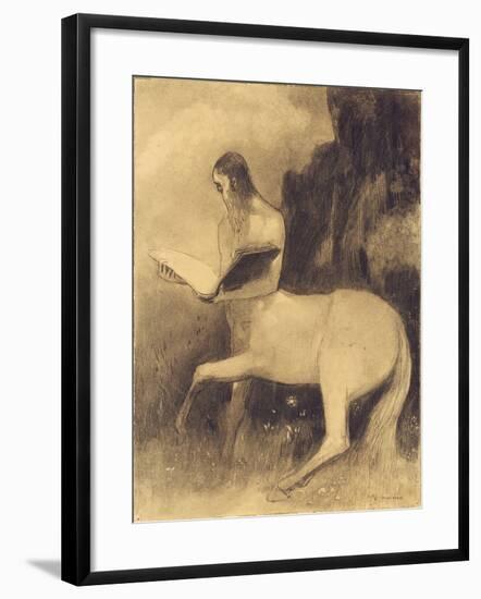 Centaure Lisant-Odilon Redon-Framed Giclee Print