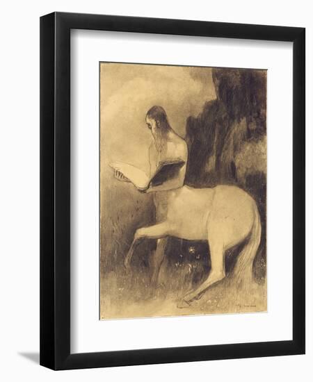 Centaure Lisant-Odilon Redon-Framed Giclee Print