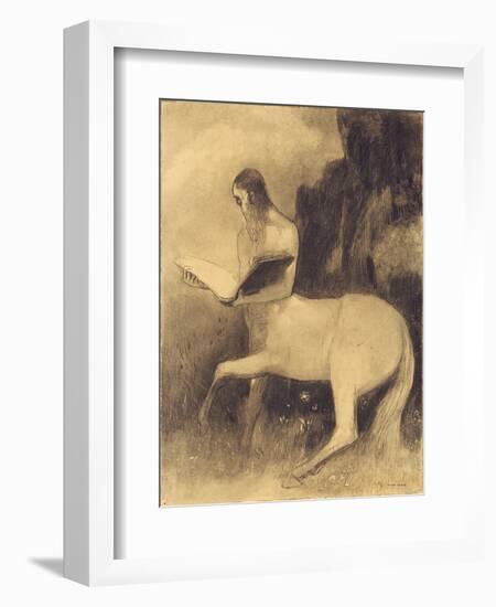 Centaure Lisant-Odilon Redon-Framed Giclee Print