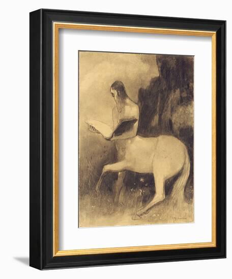 Centaure Lisant-Odilon Redon-Framed Giclee Print