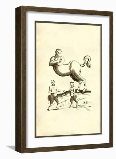 Centaurs & Satyrs-Ulisse Aldrovandi-Framed Art Print