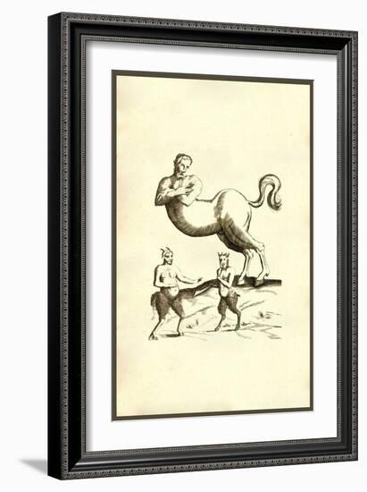 Centaurs & Satyrs-Ulisse Aldrovandi-Framed Art Print