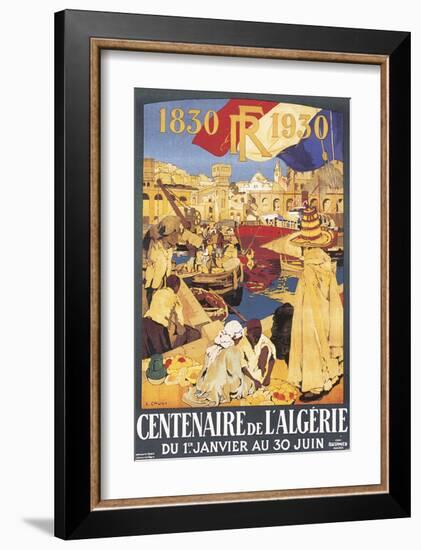 Centenaire de l'Algérie, c.1930-Leon Cauvy-Framed Art Print
