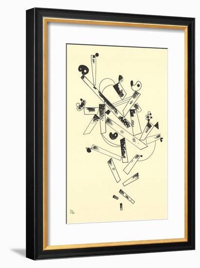 Centenaire (No Text)-Wassily Kandinsky-Framed Art Print