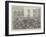 Centenary Birthday Festival of King Ludwig I at Munich, Disaster of Frightened Elephants-null-Framed Giclee Print